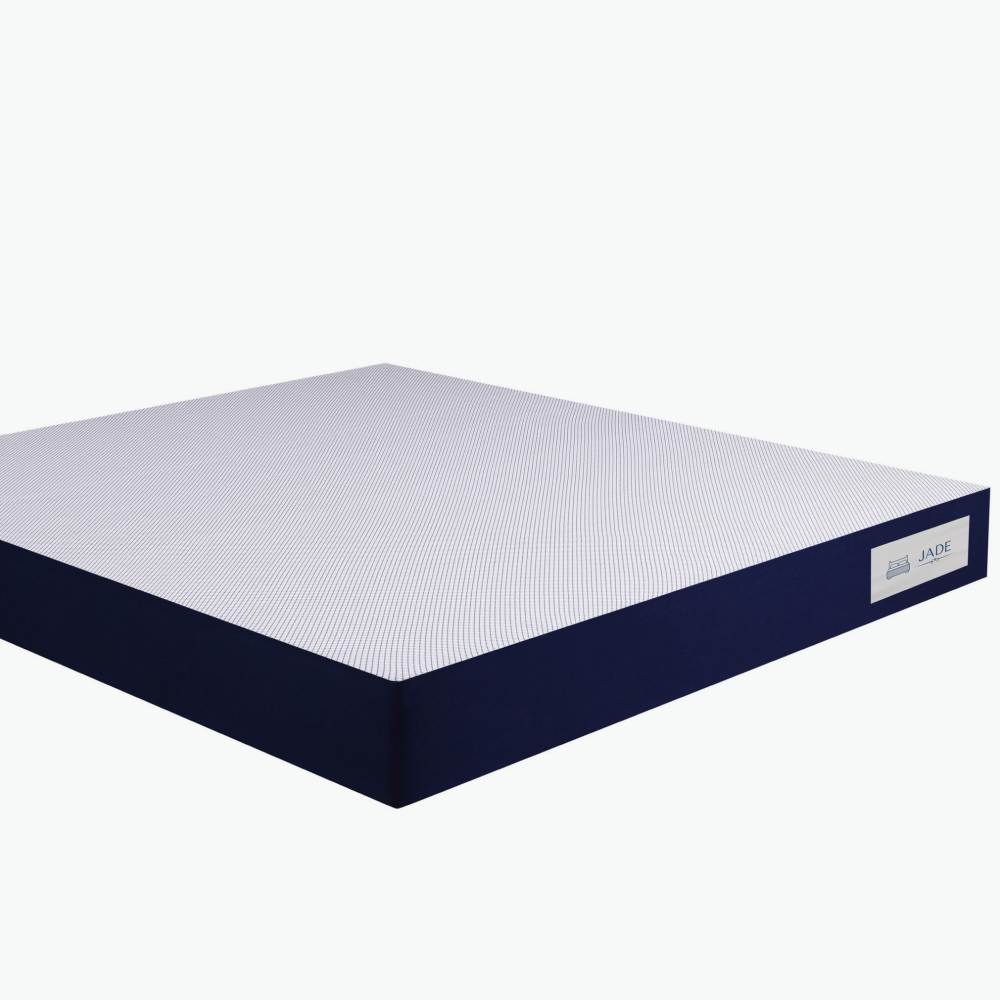 side view of memory foam mattress